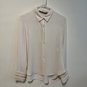 Zara silky shirt